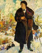 Boris Kustodiev Fiodor Shaliapin oil painting